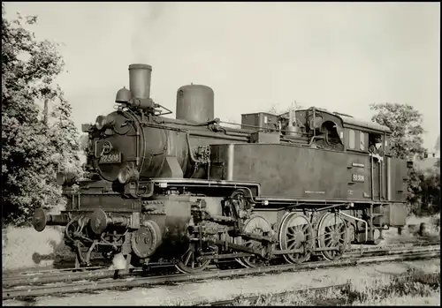 Eisenbahn Dampflokomotive DDR Sammelkarte Lok der preußischen Staatsbahn 1970