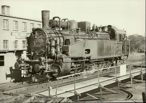 Ansichtskarte  Eisenbahn Dampflokomotive DDR Sammelkarte Lok Baureihe 94 1970