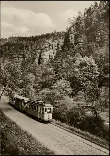 Kirnitzschtal-Sebnitz Im Kirnitzschtal bei Bad Schandau DDR Postkarte 1969