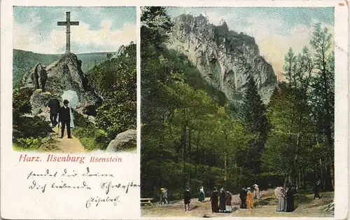 Ansichtskarte Ilsenburg (Harz) Ilsenburg Ilsentein 1906