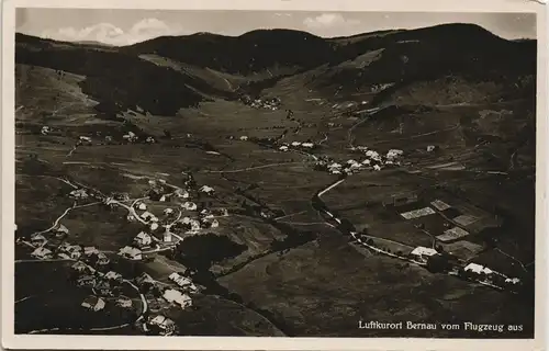 Ansichtskarte Bernau im Schwarzwald Luftbild 1937