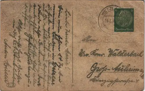 Ansichtskarte Wetzlar Dom 1935