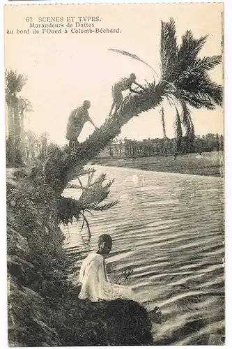 Egypt Ägypten SCENES ET TYPES. Maraudeurs   l'Oued à Colomb-Béchard. 1922