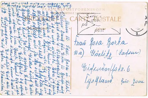 Postcard Kopenhagen København Christiansborg Slotsplads 1913