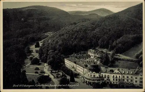 Ansichtskarte Bad Wildungen Fürstliches Badehotel 1936