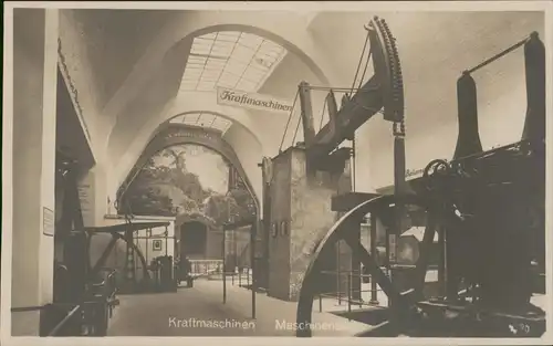Ansichtskarte München Deutsches Museum - Maschinenhalle, Fotokarte 1928