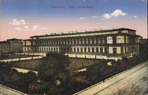 Ansichtskarte München Alte Pinakothek 1913