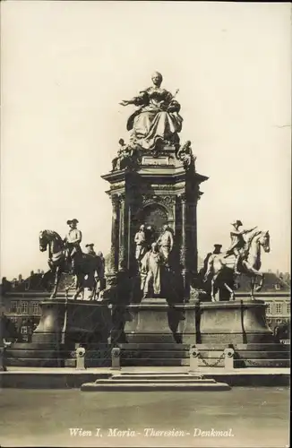 Ansichtskarte Innere Stadt-Wien Maria-Theresien-Denkmal 1927
