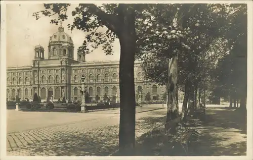 Ansichtskarte Wien Naturhistorisches Nationalmuseum 1927