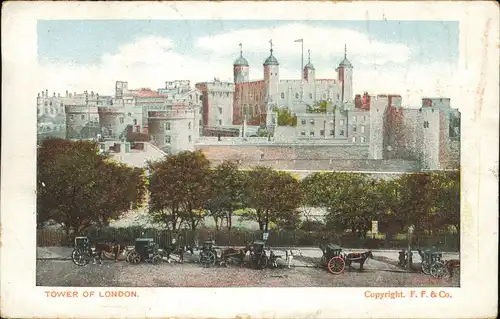 Postcard London Tower of London 1905