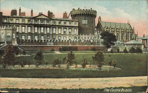 Postcard Dublin Baile Átha Cliath The Castle Dublin 1907