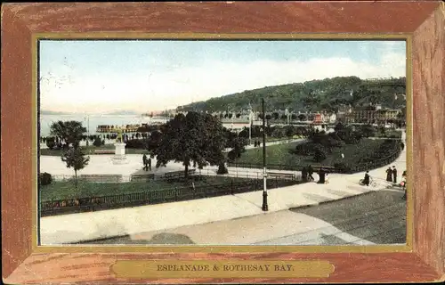 Postcard Rothesay Esplanade 1907