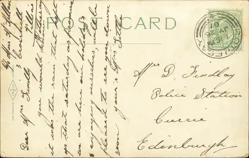 Postcard Rothesay Esplanade 1907