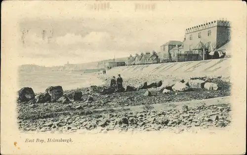 Postcard Helensburgh East Bay, Stadt 1905