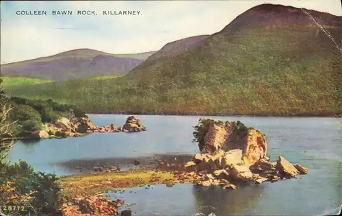 Postcard Killarney COLLEEN BAWN ROCK 1904