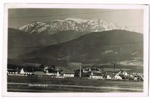 Ansichtskarte Neunkirchen (Niederösterreich) Blick auf die Stadt 1944