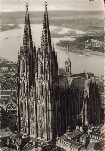 Ansichtskarte Köln Kölner Dom 1957