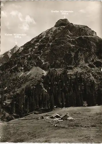 Kleinwalsertal-Mittelberg/Vorarlberg Bärguntalpe  Baad   Widderstein 1965