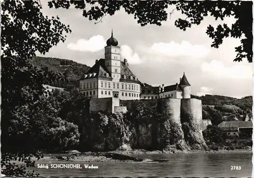 Schönbühel Donau- Aggsbach Schloss Schönbühel (Castle View Postcard) 1955
