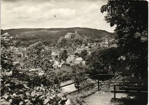 Ansichtskarte Greiz Panorama-Ansicht, Ort in Thüringen, DDR Ansicht 1979