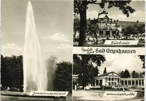 Bad Oeynhausen Mehrbildkarte Stadtteilansichten ua. Kurhaus,   1960