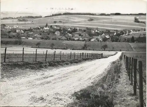 Ansichtskarte Harderode Ortsansicht Fernansicht vom Hügel aus 1965