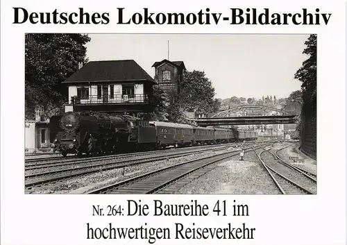 Dampflokomotive Eisenbahn Die Baureihe 41 im hochwertigen Reiseverkehr 1995