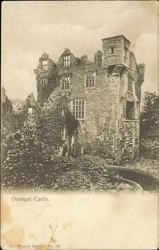 Postcard Donegal Schloß Castle 1909