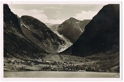 Norwegen Allgemein Norwegen Norge Sundalgletscher im Maurangerfjord 1930