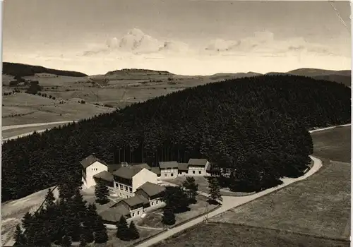 Usseln-Willingen (Upland) Evgl. Familien-Freizeitheim (Hamm) Luftbild 1960