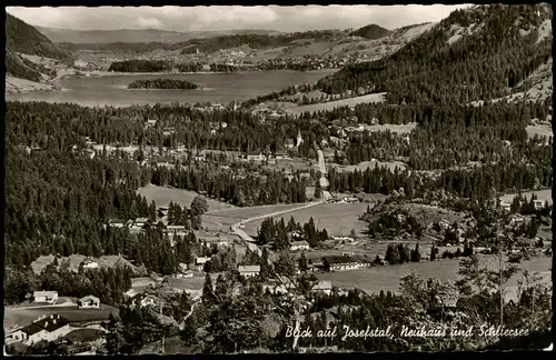 Josefstal-Schliersee Blick auf Josefstal, Neuhaus und Schliersee 1965