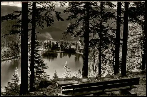 Ansichtskarte Seebach Panorama MUMMELSEE, nördl. Hochschwarzwald 1960