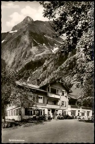 Spielmannsau-Oberstdorf (Allgäu) Berggasthaus Spielmannsau 1960
