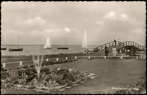 Ansichtskarte Wunstorf Panorama Blick Steinhude am Meer 1956