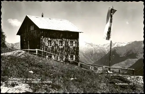 Ansichtskarte Obervellach Polinikhütte - Mölltal 1965