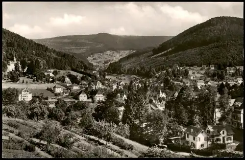 Ansichtskarte Bad Herrenalb Stadtblick 1967