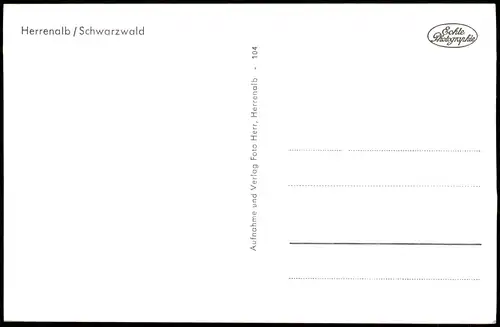 Ansichtskarte Bad Herrenalb Stadtblick 1967