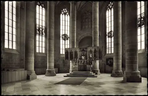 Ansichtskarte Weißenburg in Bayern Andreaskirche - Hauptaltar 1964