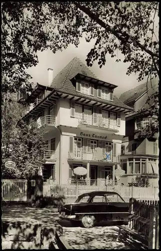 Ansichtskarte Bad Wildbad Haus Tanneck 1962