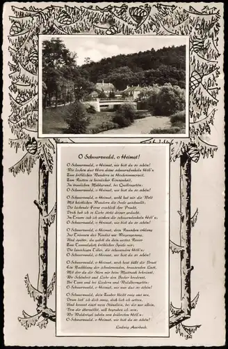 Ansichtskarte Pforzheim Pforte Schwarzwald - Text 1959