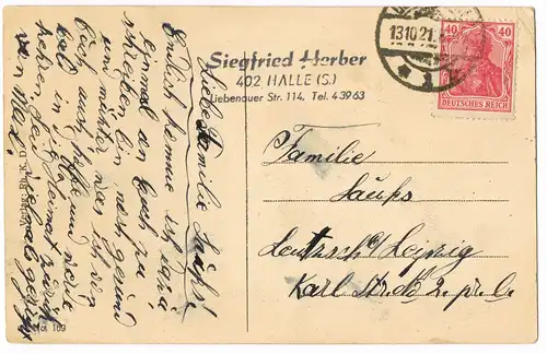 Ansichtskarte Düsseldorf Rheinbrücke 1921