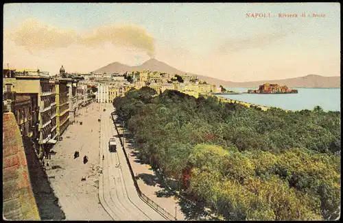 Cartoline Neapel Napoli Stadt Panorama, Riviera di Chiara 1924