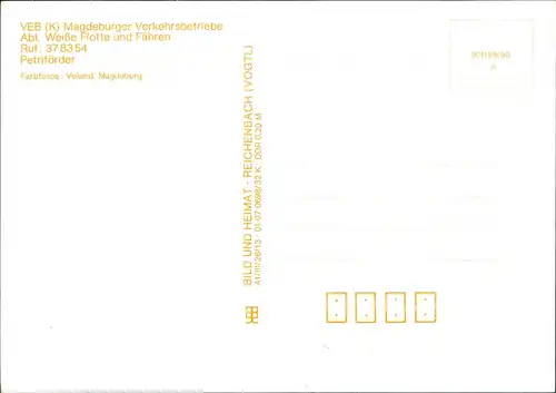 Petriförder-Magdeburg MS Stadt Magdeburg - Außen- und Innenansicht mit Gästebereich 1988/1990