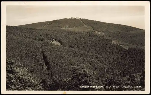 Ansichtskarte Brotterode Großer Inselberg (Thüringer Wald) 1939