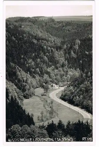 Ansichtskarte Hohnstein (Sächs. Schweiz) Russig-Mühle 1937
