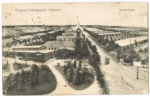 Dallgow-Döberitz Truppenübungsplatz aus der Vogelschau-Perspektive 1911