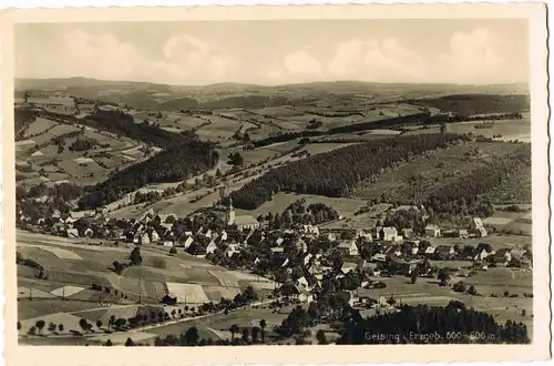 Geising-Altenberg (Erzgebirge)  Ansicht Gesamtansicht, Ort im Erzgebirge 1940