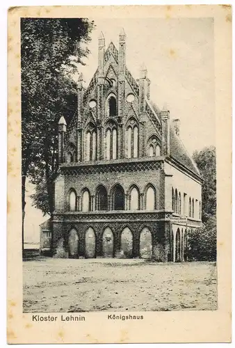 Ansichtskarte Kloster Lehnin Kloster Lehnin Königshaus 1920