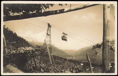 Meran Merano Filovia del Giogo di S. Vigilia, Gonderbahn Bergbahn 1929