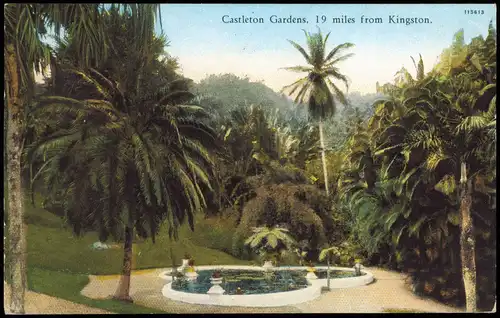 Postcard Kingston Castleton Gardens, Jamaica, Umland-Ansicht 1928